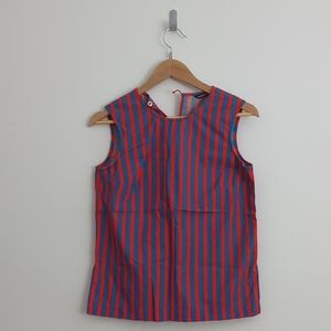 Marimekko Red and Blue Boxy Tank Top